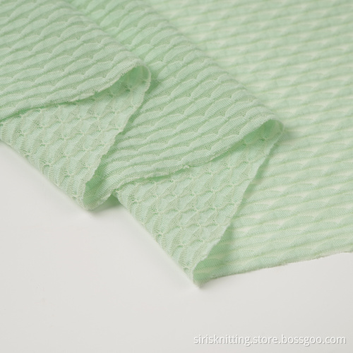 Polyester Cotton Spandex Jacquard Knitted Fabric